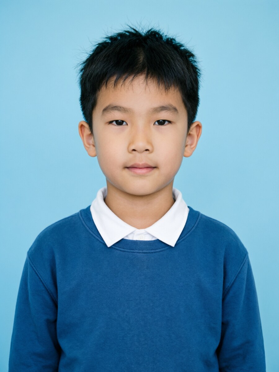 PortraitMint boy ID-photo test result