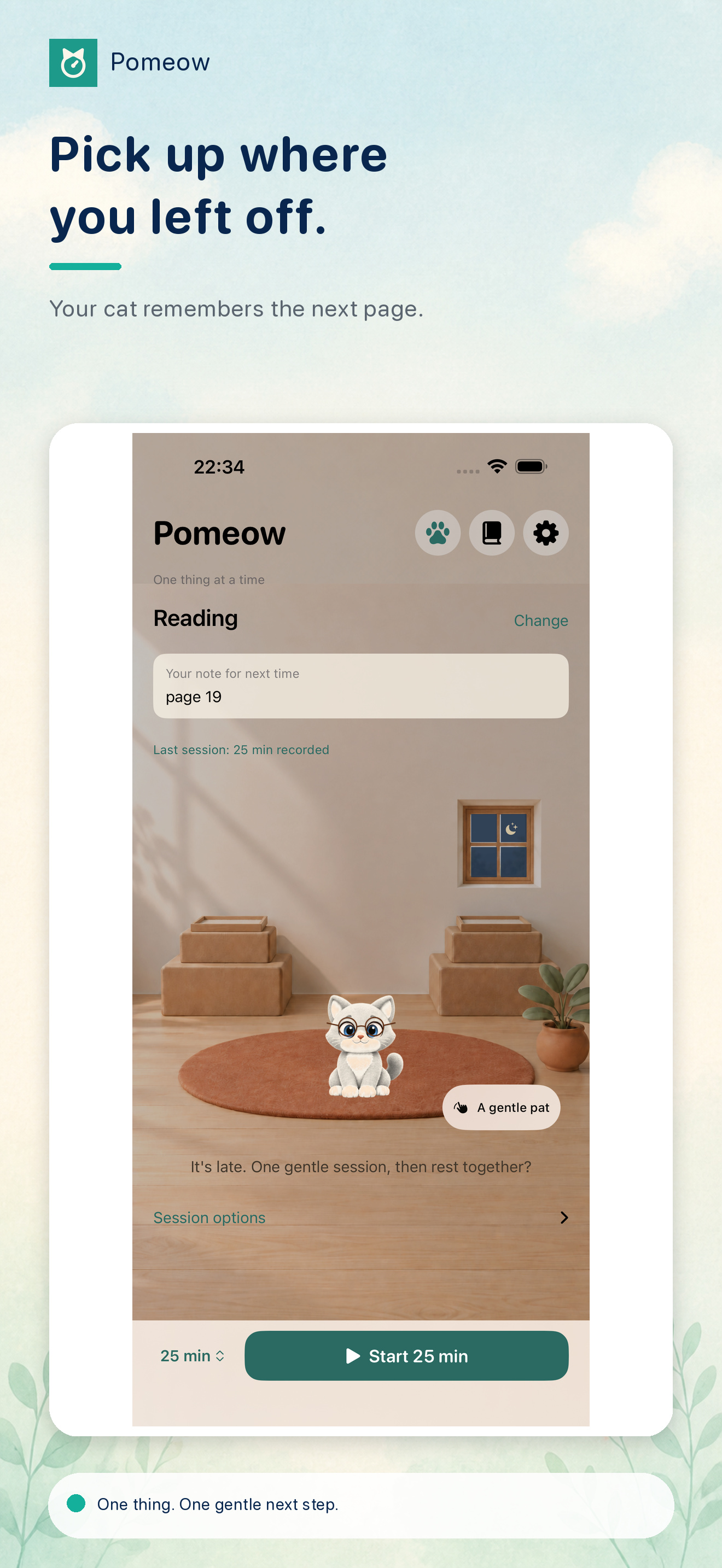 Pomeow 4.0.1 preview · real Release screens with fictional examples